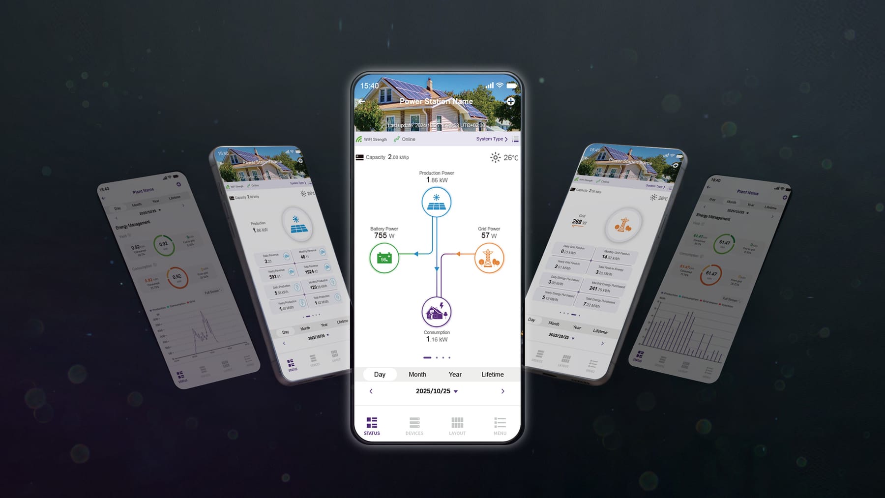 Écrans de l’application VIP Cloud, développée en interne